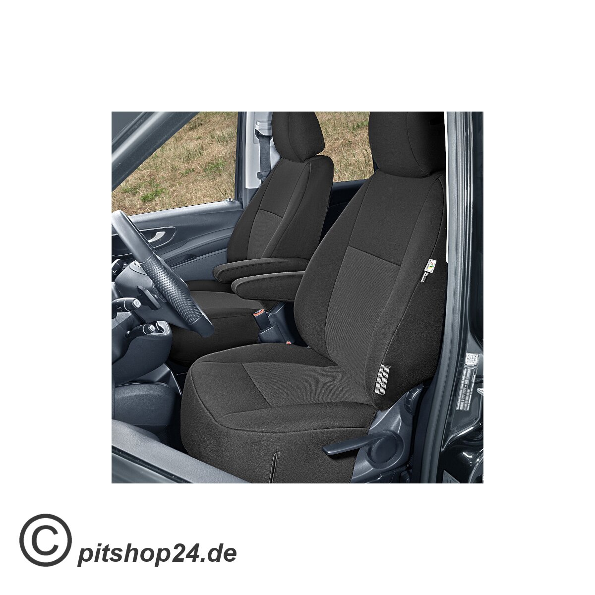 Mercedes Vito III ab 2014 w447 Front Fahrer Beifahrer Sitzbezüge Sit