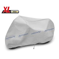 Mobile garage cover tarpaulin for a bicycle