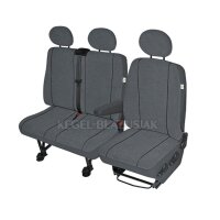Opel Vivaro 9 - Sitzer Sitzbezüge Schonbezüge Sitzschoner Set in Grau