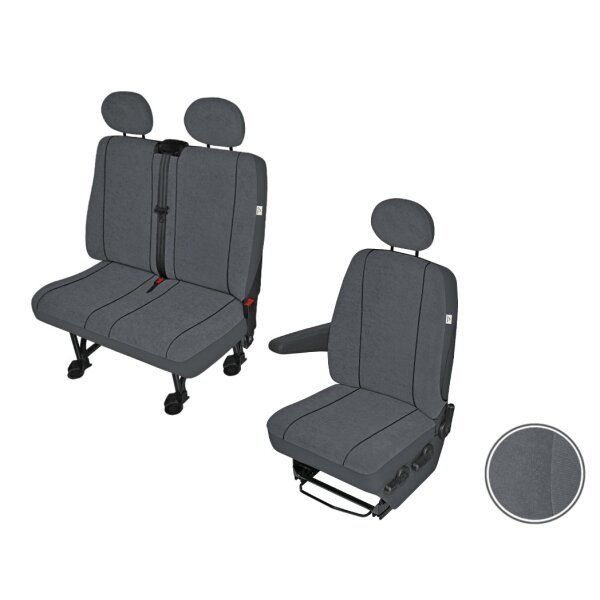 Opel Vivaro Elegante Sitzbezüge Sitzschoner Fahrersitz + Doppelbank