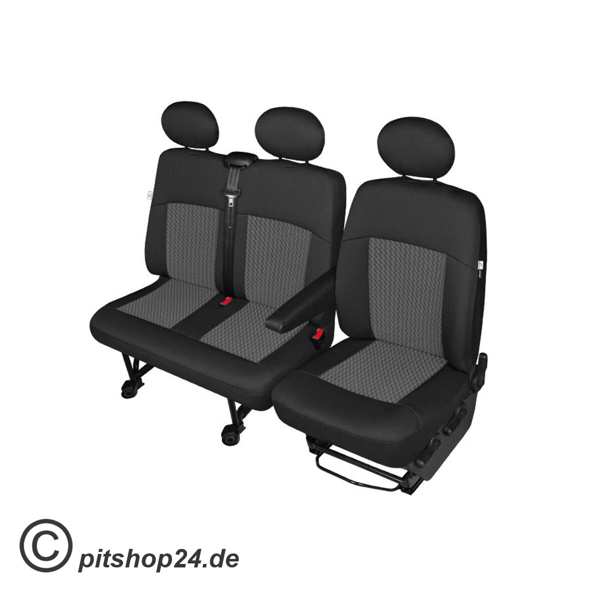 Transporter Autositzbezug Schonbezug VW T4 3er Bank RücSafetynk