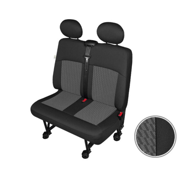Fiat Scudo Stoff Sitzbezüge Sitzschoner Fahrersitzbezug Doppelbank Bezug