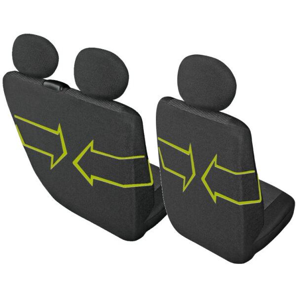 Renault Trafic III ab 2014 3-Sitzer Front Sitzbezge Mageschneidert Tailor