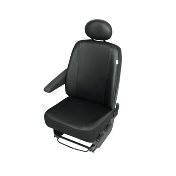 MERCEDES Sprinter ab 2017- Kunstleder Sitzbezüge Sitzschoner Set Fahrersitz + Doppelbank robust und pflegeleicht