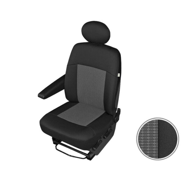 Fahrersitzbezug Sitzschoner Einzelsitzbezug Sitzschoner robuste Stoff Set Gre DV1M