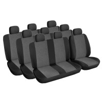 VW T5 ab 03 9-Sitzer Maß Sitzbezüge Sitzschoner Sitzüberzüge Set Maßgeschneidert