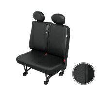 Opel Movano ab 2010 Kunstleder Sitzbezüge Sitzschoner Set Fahrersitz + Doppelbank robust und pflegeleicht