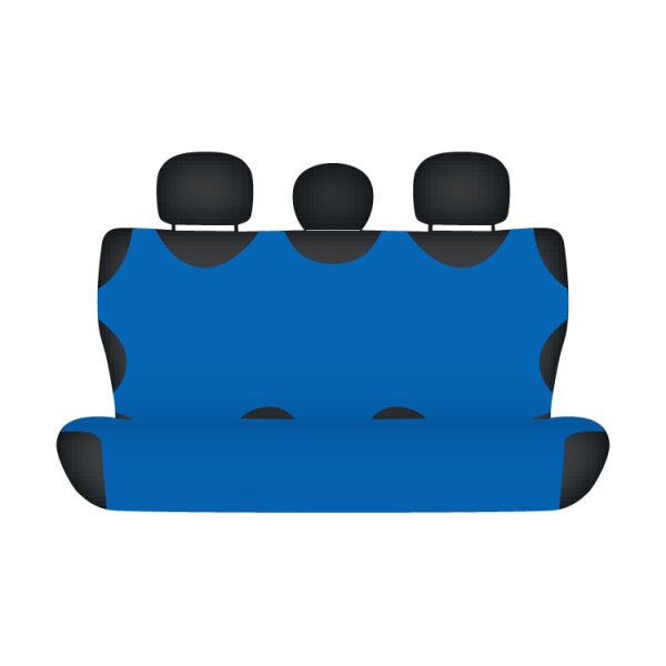 Baumwolle Sitzbezug Schonbezug Rücksitzbank PKW  Blau