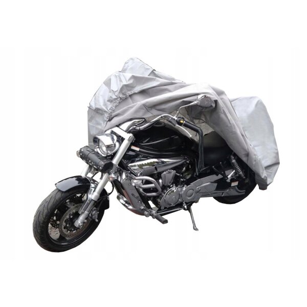 Motorrad Schutzhülle Motorradplane Abdeckplane Abdeckung Garage Größe M