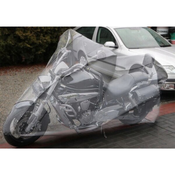 Kopie von Motorrad Schutzhülle Motorradplane Abdeckplane Abdeckung Garage Größe M