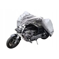 Kopie von Motorrad Schutzhülle Motorradplane Abdeckplane Abdeckung Garage Größe M