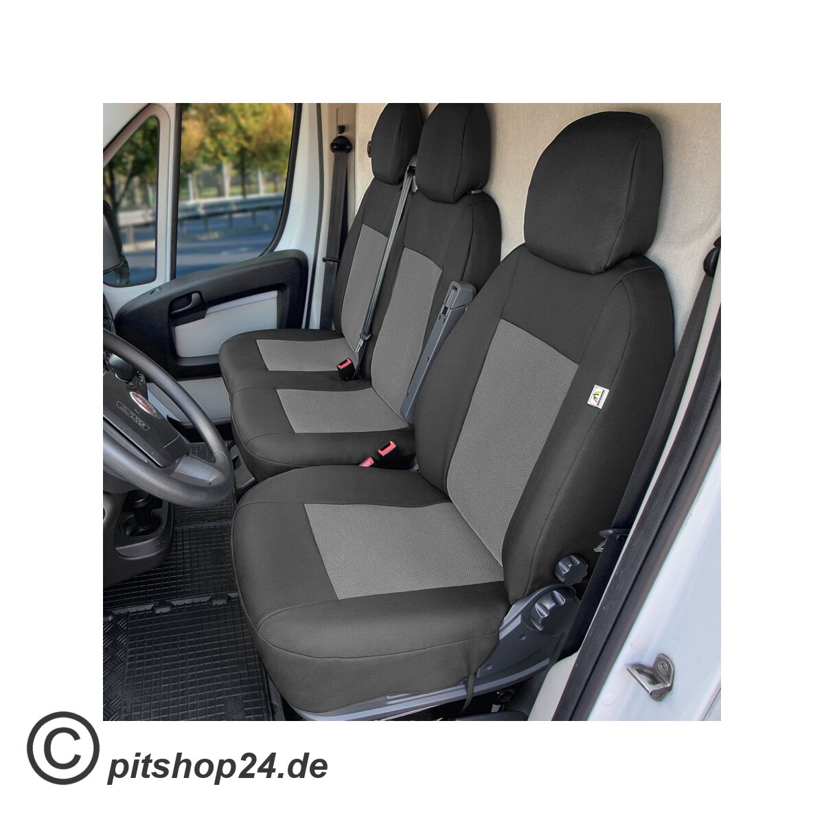 Autositzbezüge Maß Schonbezüge Sitzschoner Auto für Fiat Ducato