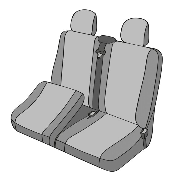 Nissan NV300 6-Sitzer Sitzbezüge Sitzschoner Maßgeschneidert / Mitte klappbar.