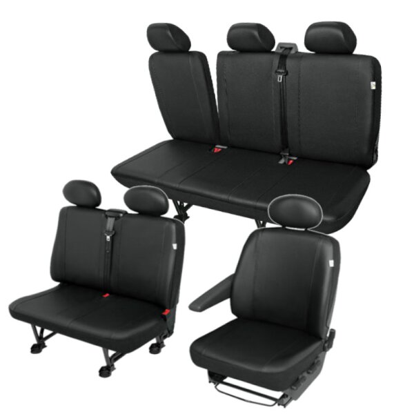 Opel Vivaro  6-Sitzer Kunstleder Maß Sitzbezüge Sitzschoner Sitzüberzüge Set Maßgeschneidert