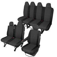 RENAULT MASTER 3 7-Sitzer Sitzbezüge Sitzschoner Set Fahrersitz Doppelbank und 4-Sitzer-Sofa