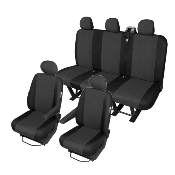 Opel Vivaro II ab 2014 - 5-Sitzer Sitzbezüge Sitzschoner Set Maßgeschneidert