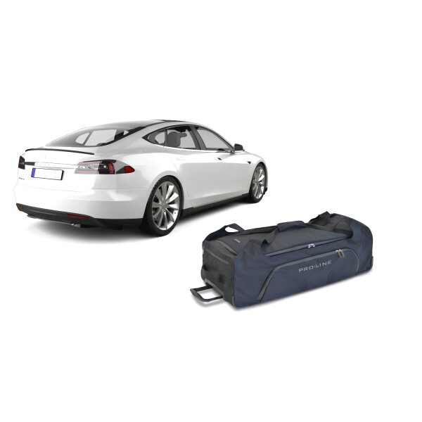 Kofferraum Trolleytasche passend für Tesla Model S 2012-heute 5-Türer Schrägheck Pro.Line