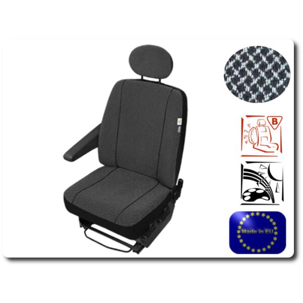OPEL Movano ab 2010 Fahrer - Beifahrer Stoff Sitzbezug Sitzschoner