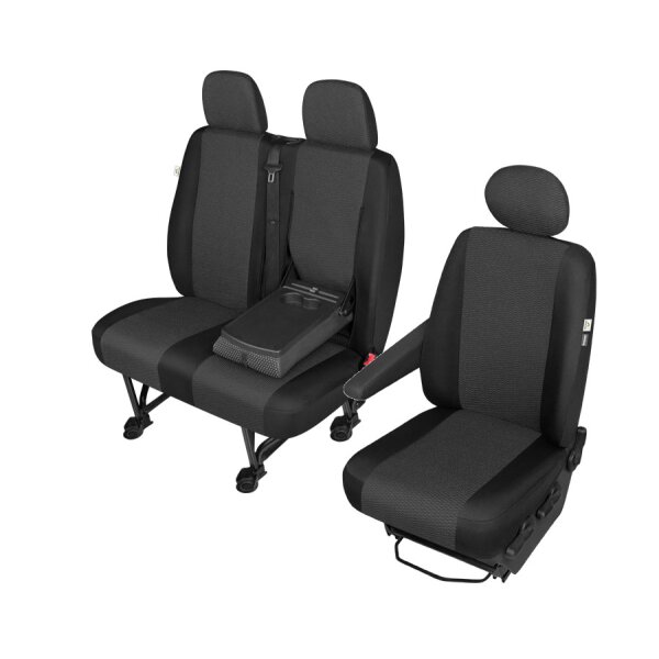 Iveco Daily Stoff Sitzbezüge Sitzschoner für den Fahrersitz und Doppelbank