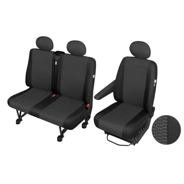 Autositzbezüge Maß Schonbezüge Sitzschoner Sitzbezug für Nissan NV 200  (10-18)
