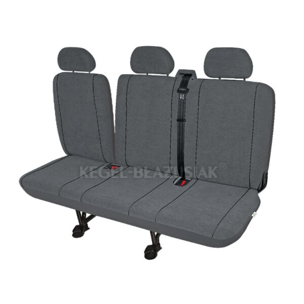 Ford Transit 9 - Sitzer Sitzbezüge Schonbezüge Sitzschoner Set in Grau