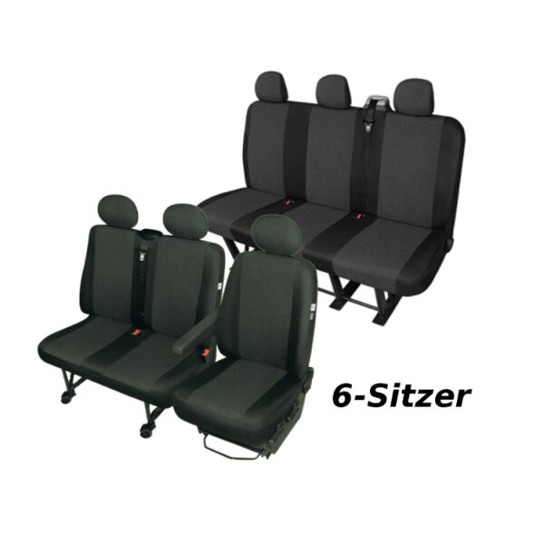 Renault Trafic 2 6-Sitzer Sitzbezge Sitzschoner
