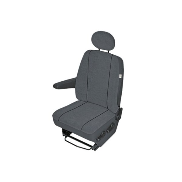 Renault Trafic Fahrersitzbezug Einzelsitzbezug Sitzbezug Sitzschoner in Grau