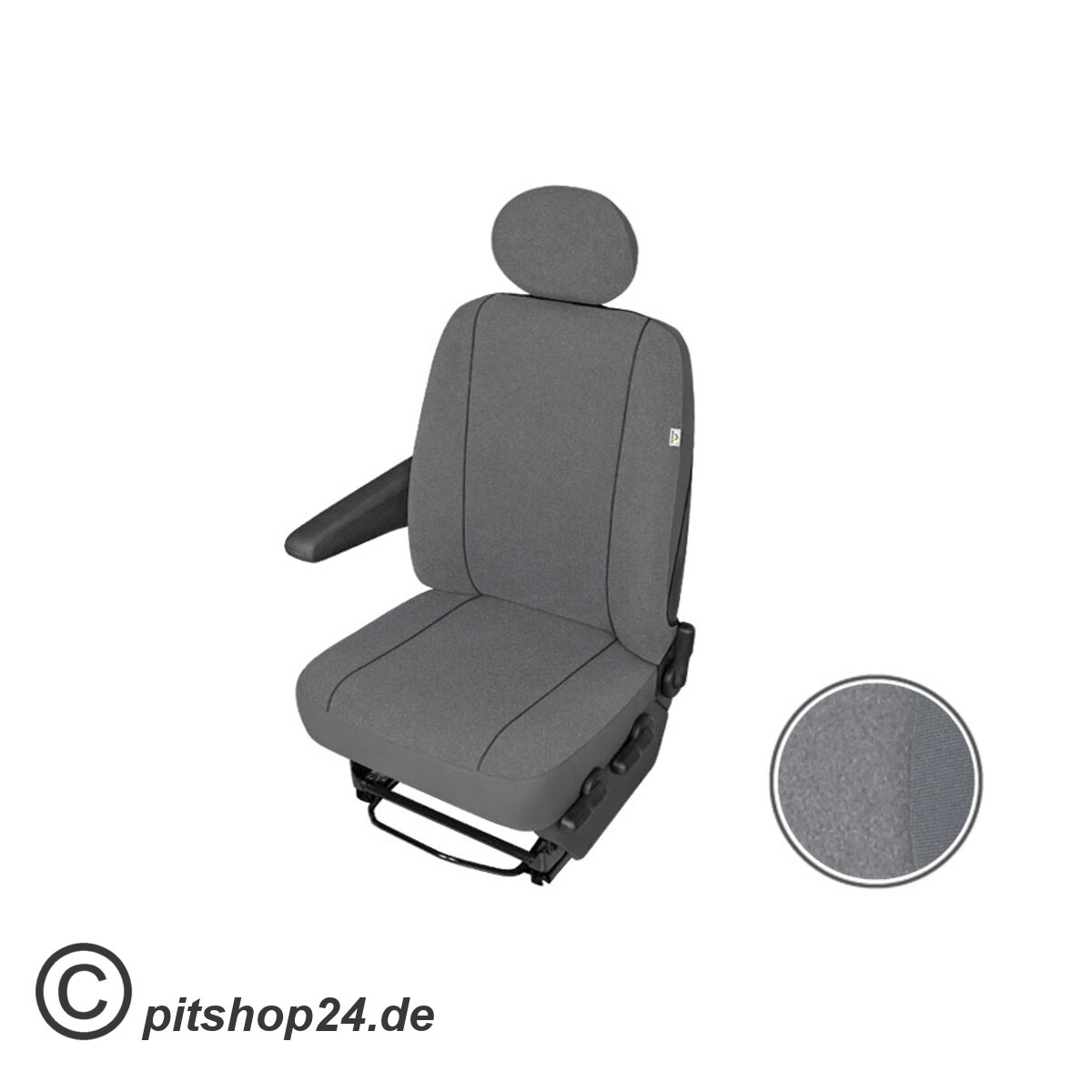 VW T6 Fahrersitzbezug Sitzbezug Sitzschoner grau, 26,90 €