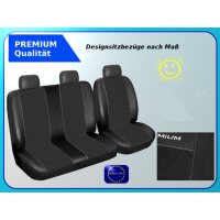 FORD Custom Sitzbezüge Set Sitzschoner Maßgeschneidert Kunstleder-2+1