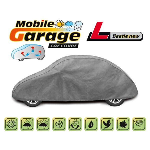 VW Kfer new Beetle Atmungsaktiv Autoplane Ganzgarage Atmungsaktiv Vollgarage 410 - 430 cm