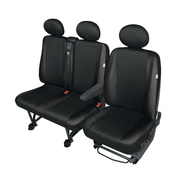 MERCEDES Sprinter bis 2016 Sitzbezüge Sitzschoner Set Fahrersitz + Doppelbank Front