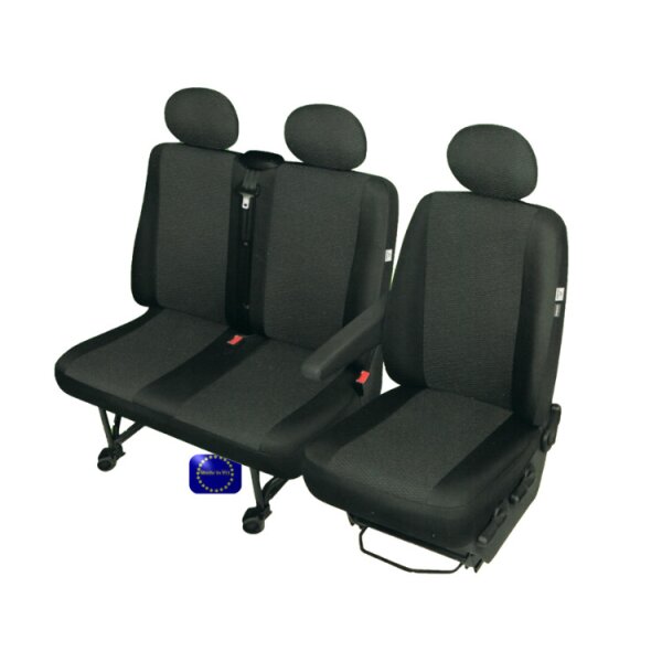 Mercedes Vito - 9-Sitzer Sitzbezüge Sitzschoner Sitzüberzüge Set robuste Stoff