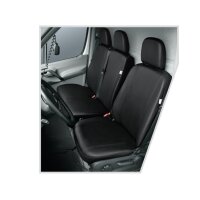 VW T6 Kunstleder Sitzbezüge Sitzschoner Set Fahrersitz + Doppelbank robust und pflegeleicht